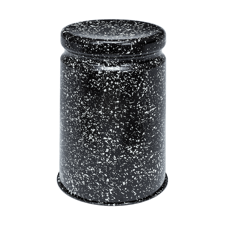 Taburete Last Ø32x44 cm - Black-white splatter - Hem