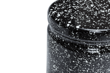 Taburete Last Ø32x44 cm - Black-white splatter - Hem