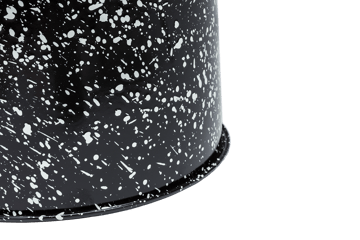 Taburete Last Ø32x44 cm - Black-white splatter - Hem