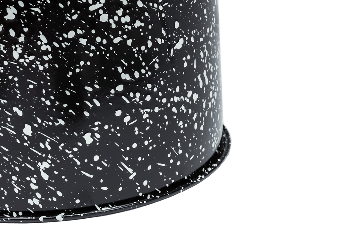 Taburete Last Ø32x44 cm, Black-white splatter Hem