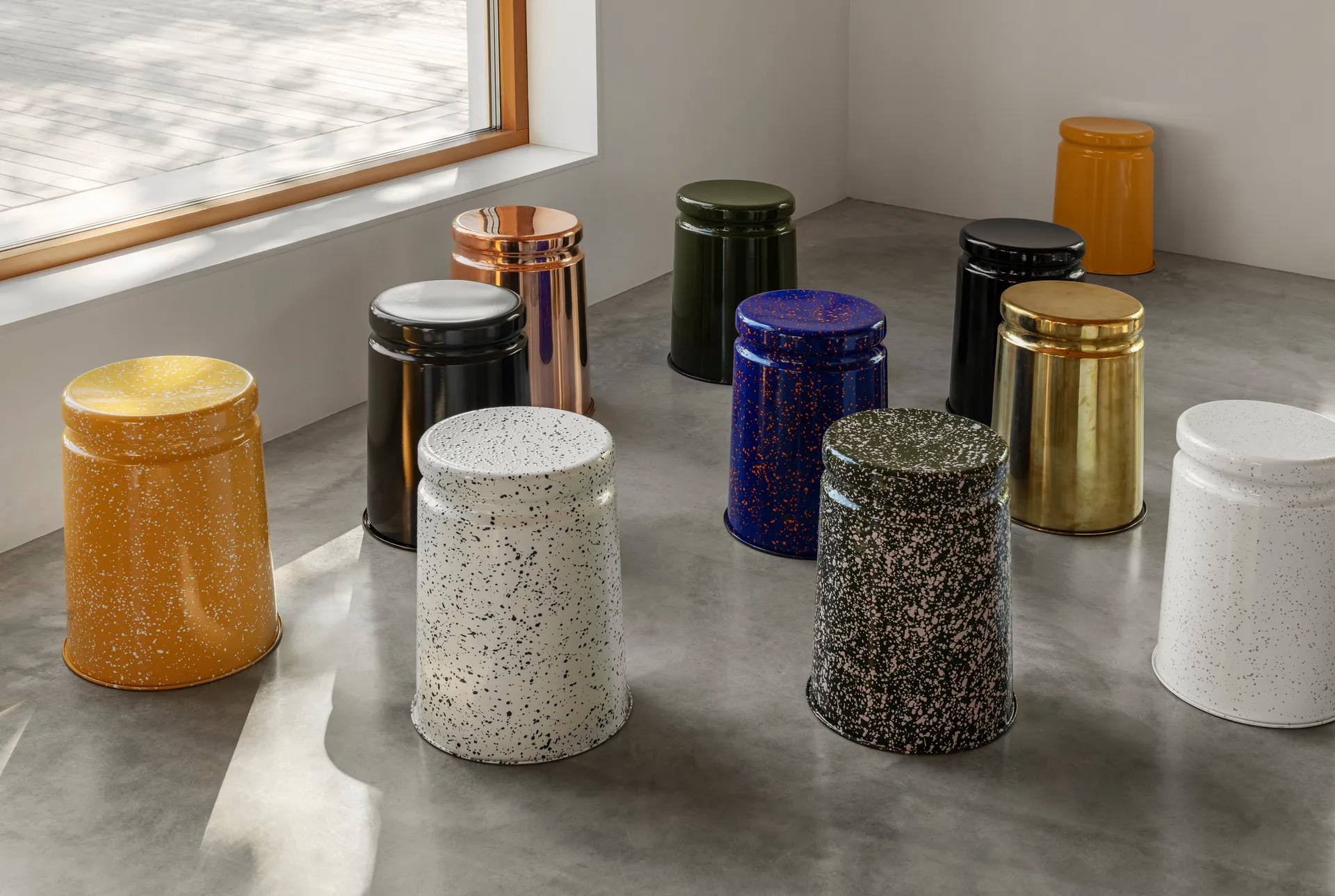 Taburete Last Ø32x44 cm, Black Hem