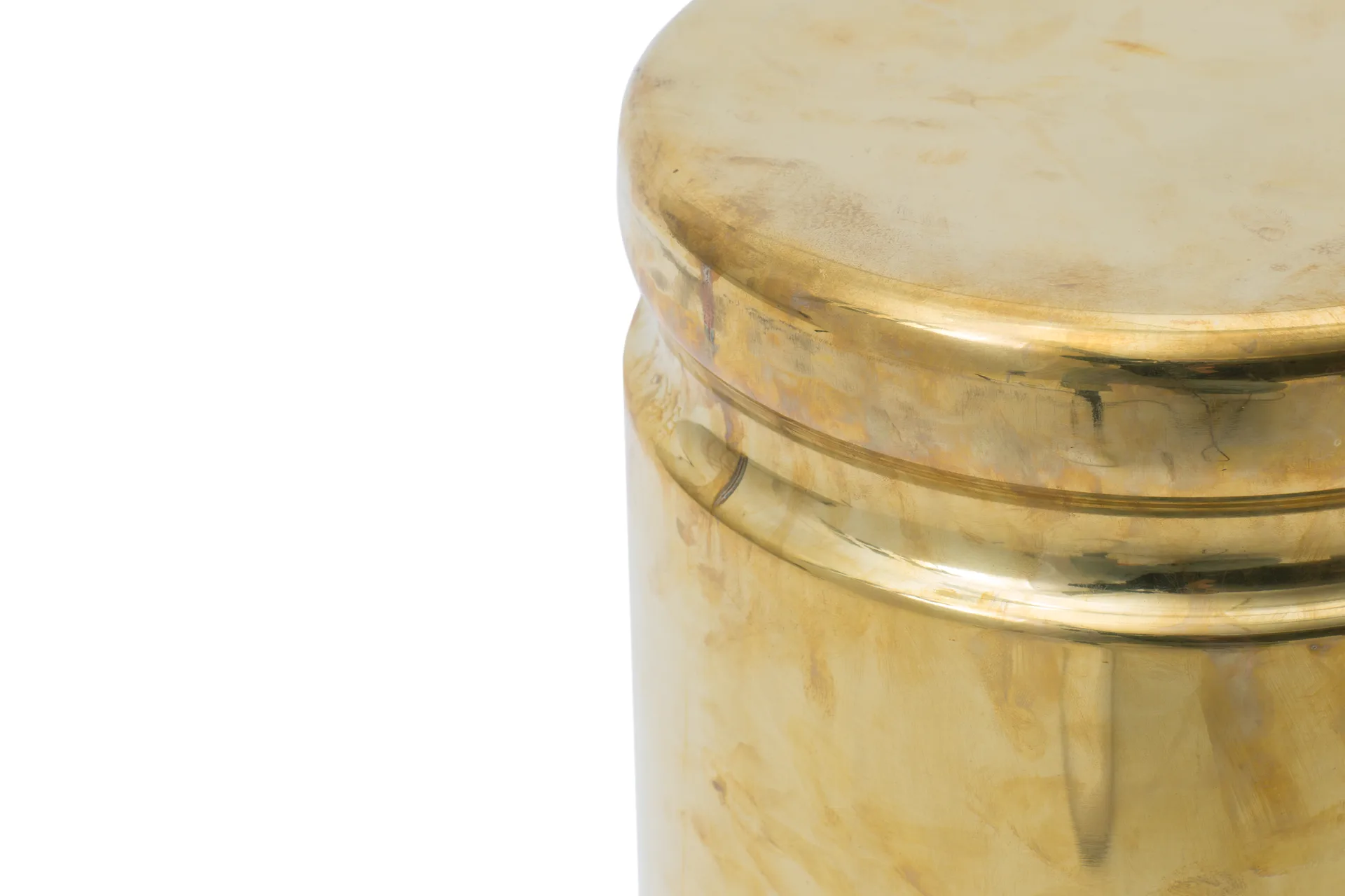 Taburete Last Ø32x44 cm, Brass Hem