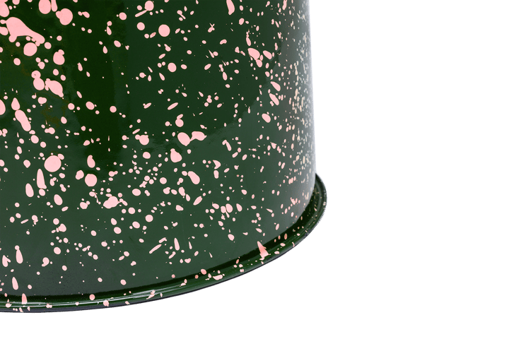 Taburete Last Ø32x44 cm, Green-pink splatter Hem