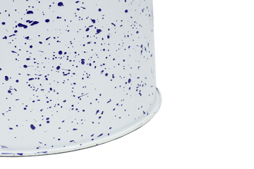 Taburete Last Ø32x44 cm - White-blue splatter - Hem