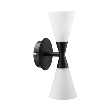 Aplique de pared Harlekin Duo - Mattnegro - Herstal