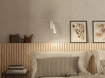 Aplique de pared Pipeline - Blanco mate, flex - Herstal