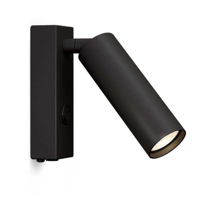 Aplique de pared Pipeline - Negro mate - Herstal