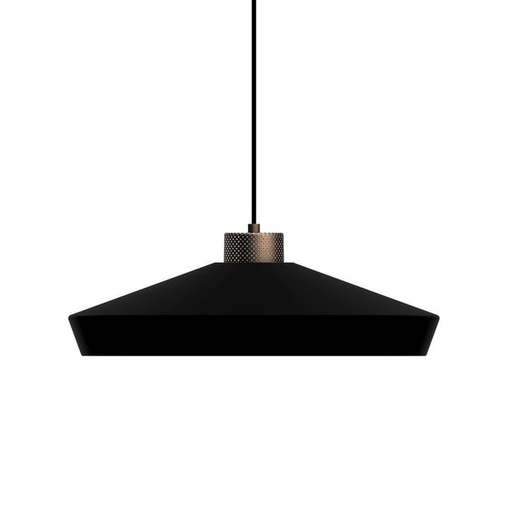 Lámpara colgante Edge large - negro mate-Bronce - Herstal