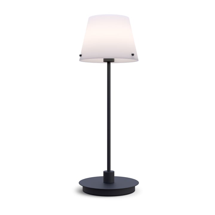 Lámpara de mesa Gil il Grande - negro-vidrio opalo - Herstal