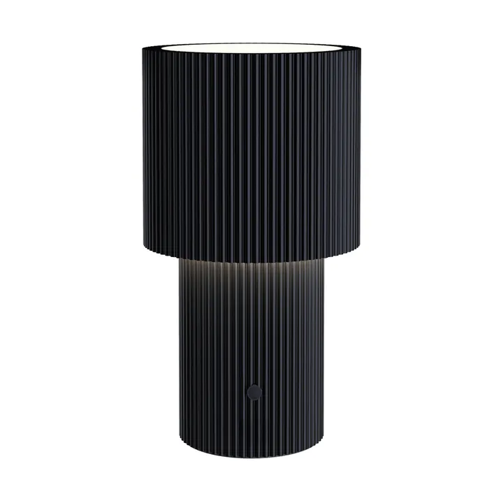 Lámpara de mesa portátil Iluma - Jet black - Herstal