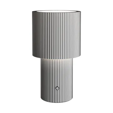 Lámpara de mesa portátil Iluma - Plata - Herstal
