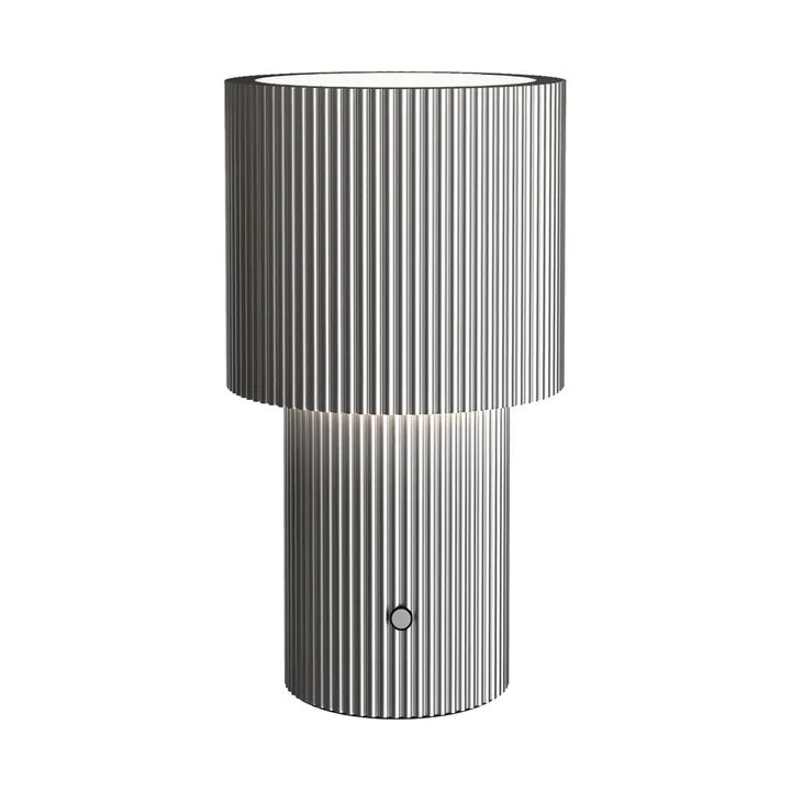 Lámpara de mesa portátil Iluma - Plata - Herstal