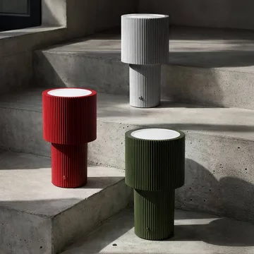 Lámpara de mesa portátil Iluma - Rojo - Herstal