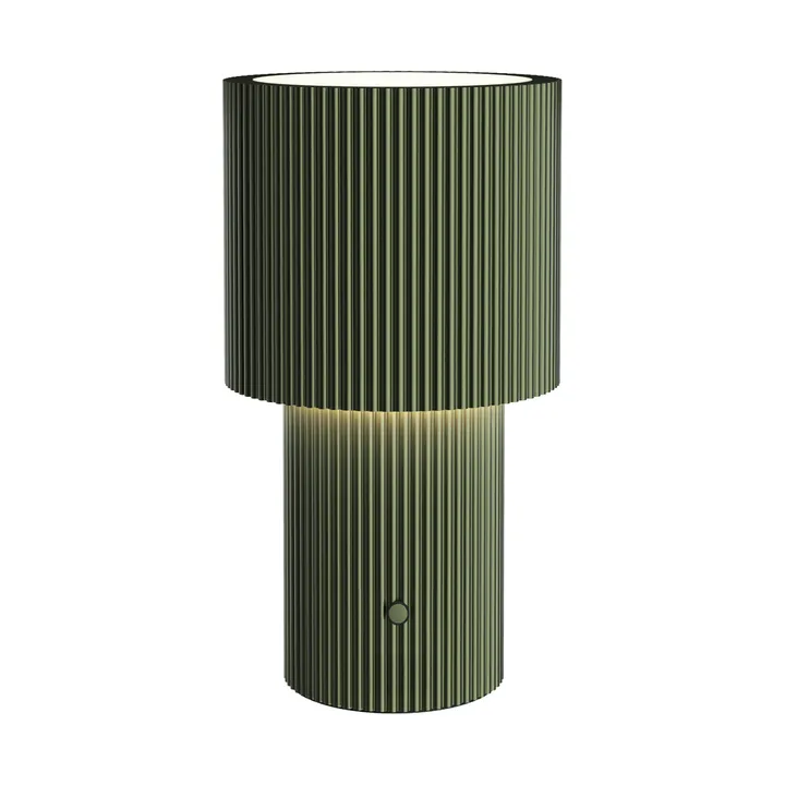 Lámpara de mesa portátil Iluma - Verde oliva - Herstal
