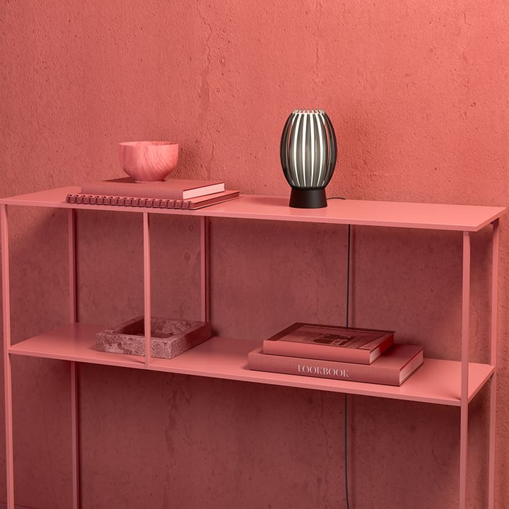 Lámpara de mesa S 18,5 cm, Negro-ahumado Herstal