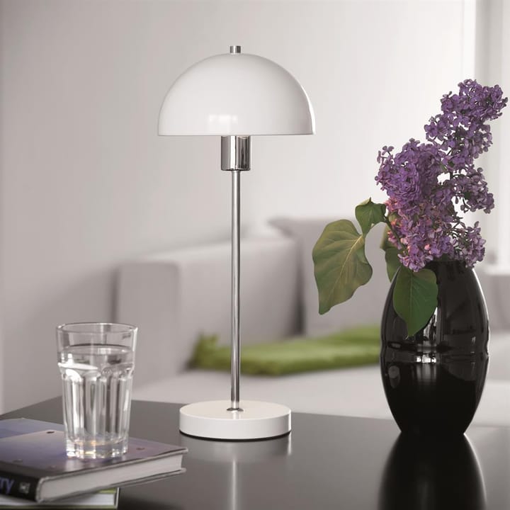 Lámpara de mesa Vienda, blanco Herstal