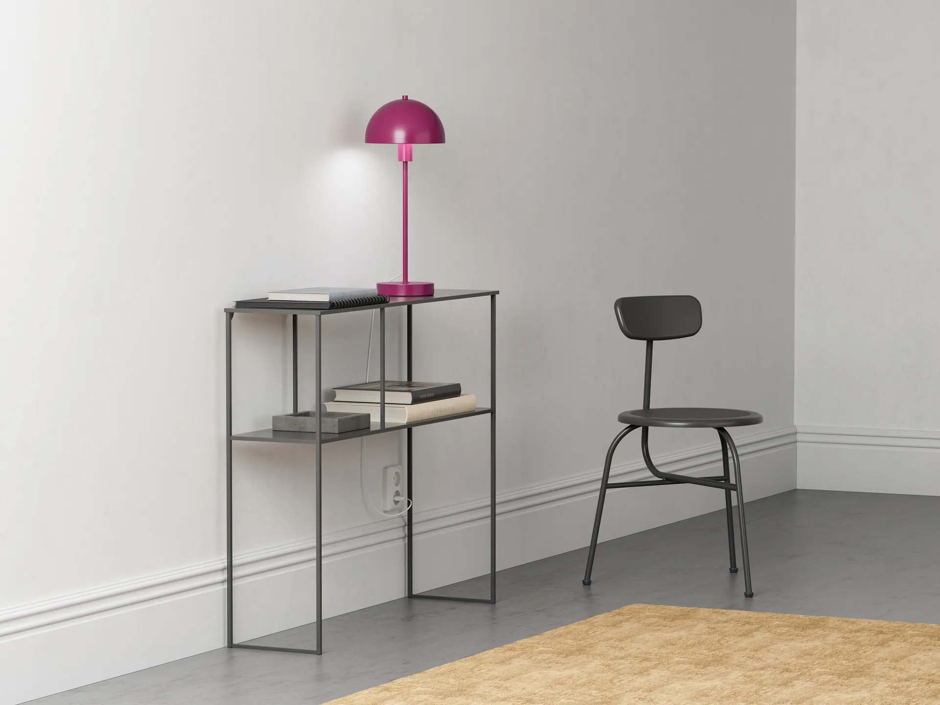 Lámpara de mesa Vienda, Dragon purple Herstal