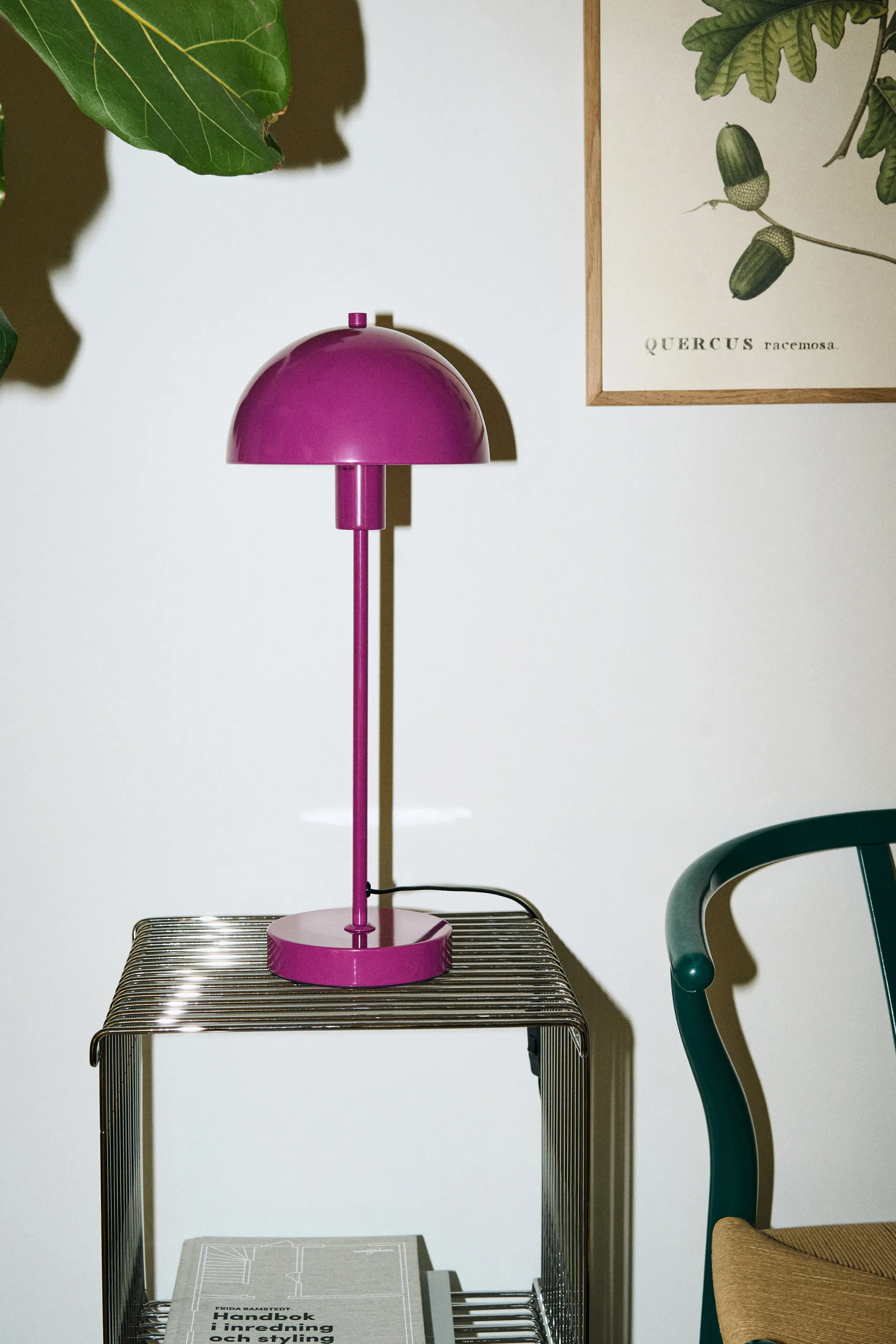 Lámpara de mesa Vienda, Dragon purple Herstal