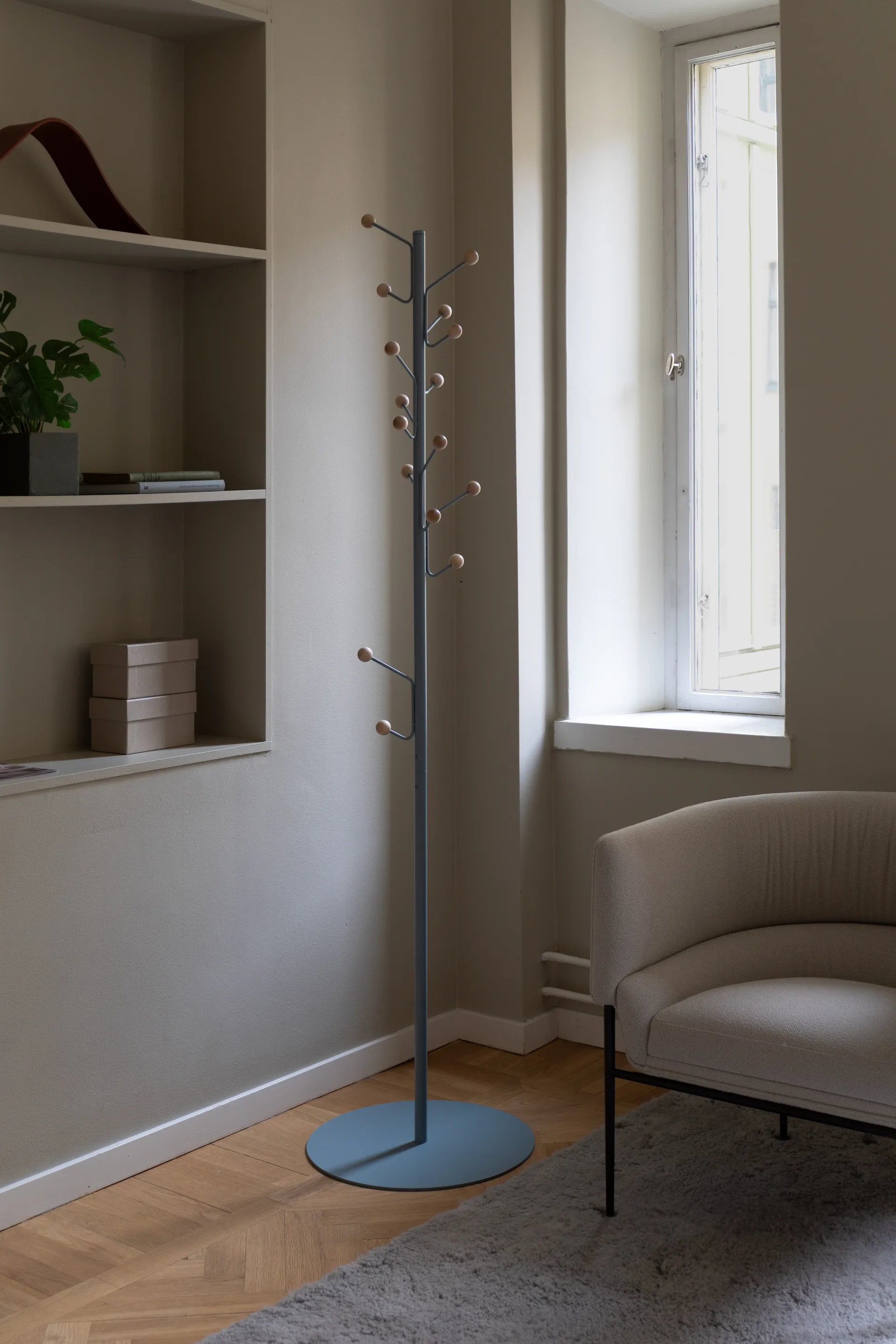 Lámpara de mesa Vienda, Negro brillante Herstal