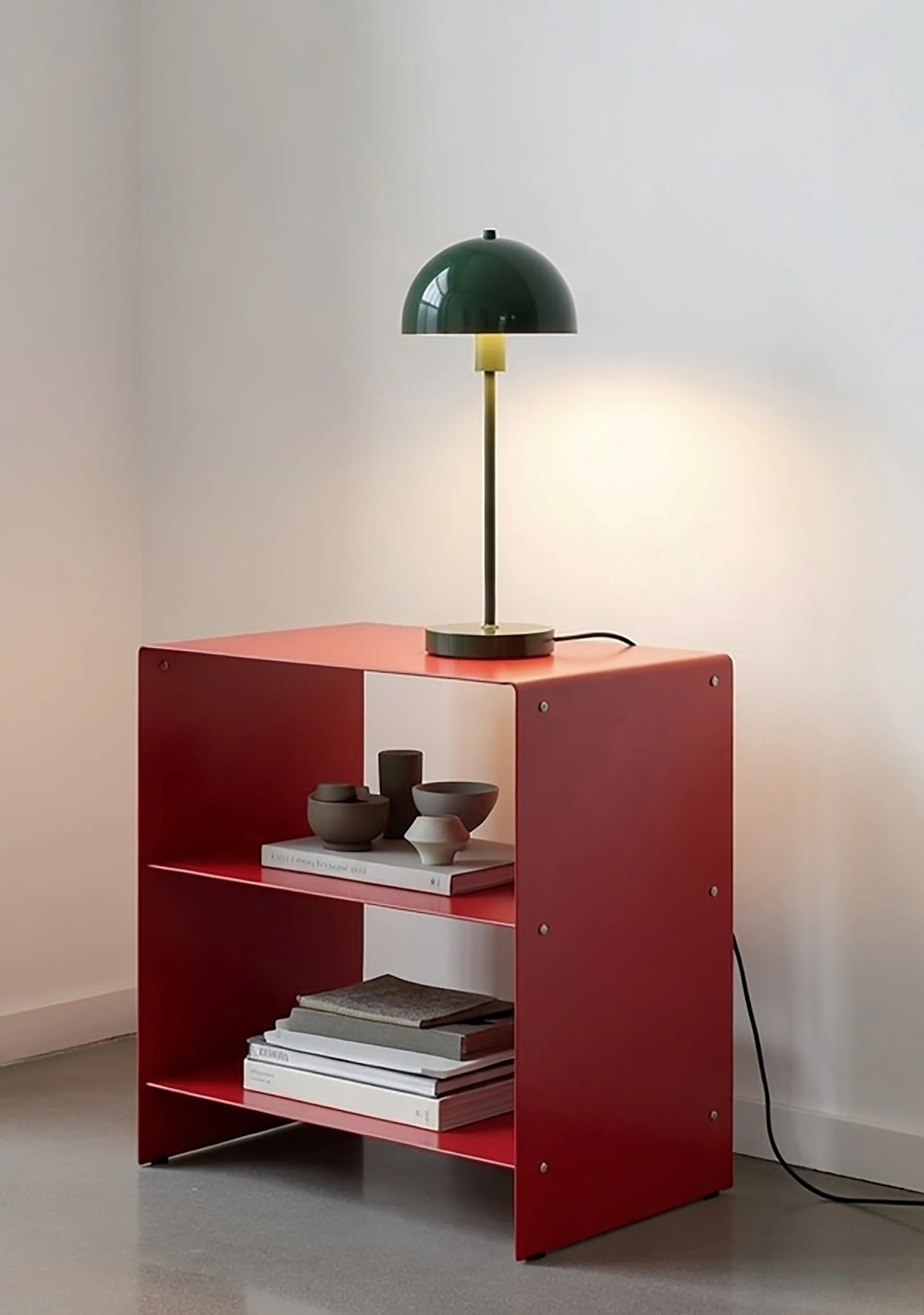 Lámpara de mesa Vienda, Oak leaf green Herstal