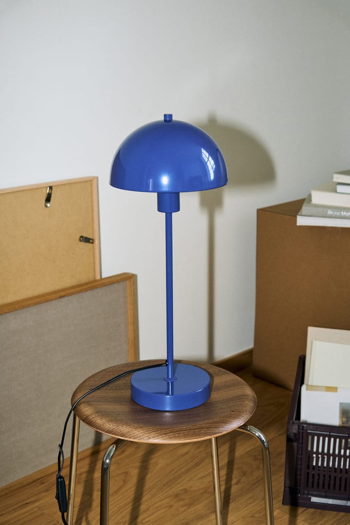 Lámpara de mesa Vienda, Royal blue Herstal