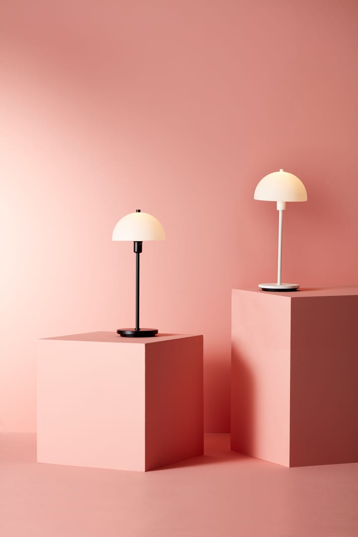 Lámpara de mesa Vienda X, blanco Herstal