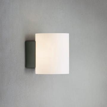 Lámpara de pared Evoke S - gris antracita-vidrio blanco - Herstal