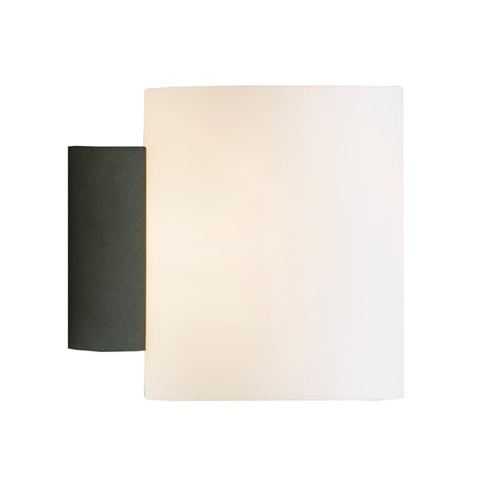 Lámpara de pared Evoke S - gris antracita-vidrio blanco - Herstal