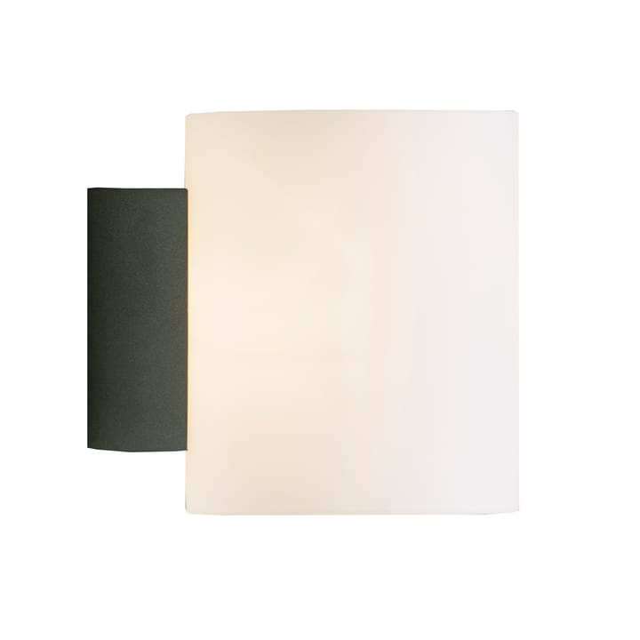 Lámpara de pared Evoke S - gris antracita-vidrio blanco - Herstal