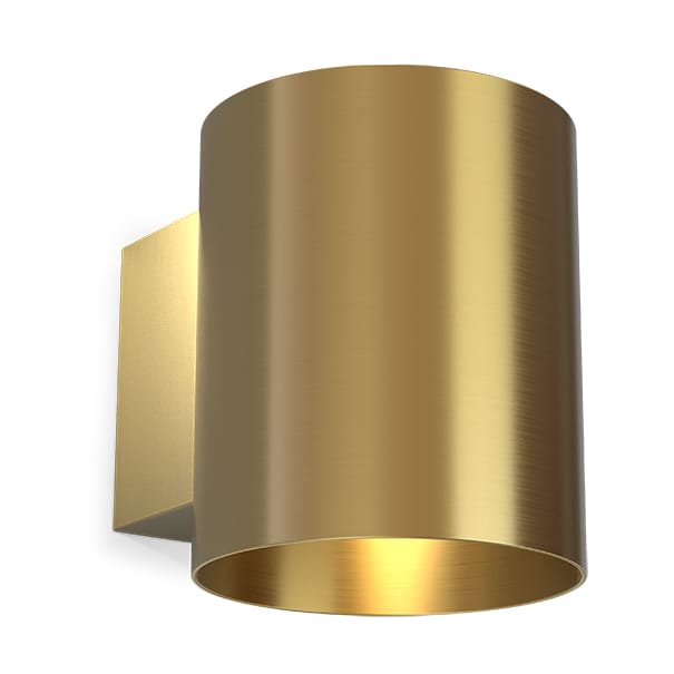 Lámpara de pared Evoke S - Satin brass - Herstal