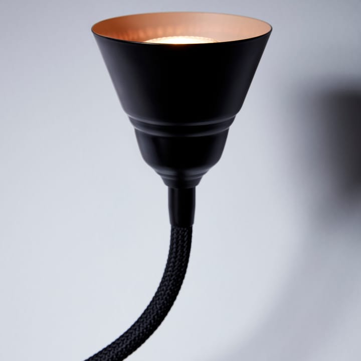 Lámpara de pared Relief, negro mate Herstal