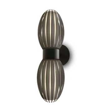 Lámpara de pared Tentacle duo 34 cm - Negro-ahumado - Herstal