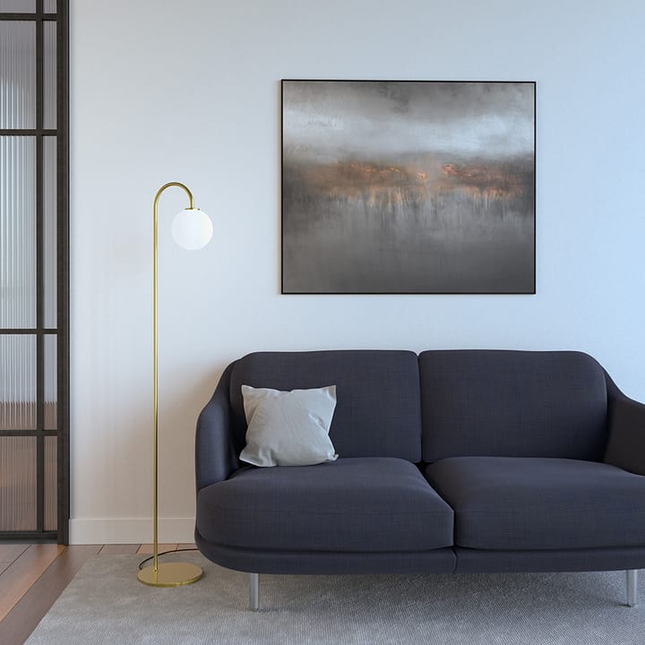 Lámpara de pie Ballon 137 cm, Latón Herstal