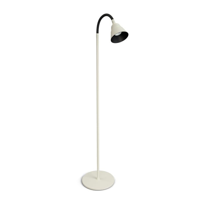 Lámpara de pie Relief 10 W - Blanco perla-negro mate - Herstal