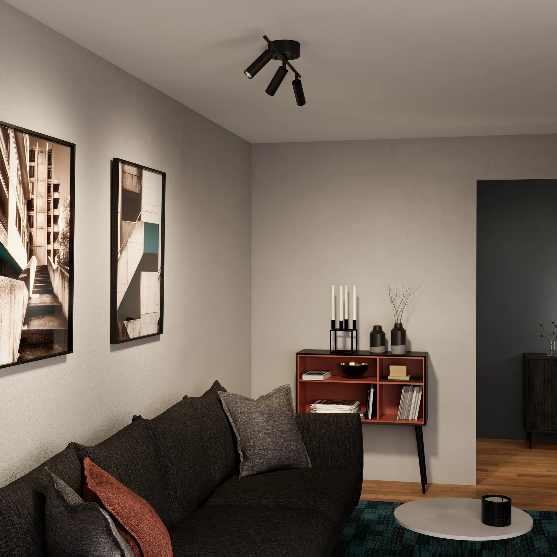 Riel Pipeline 3, Negro mate Herstal