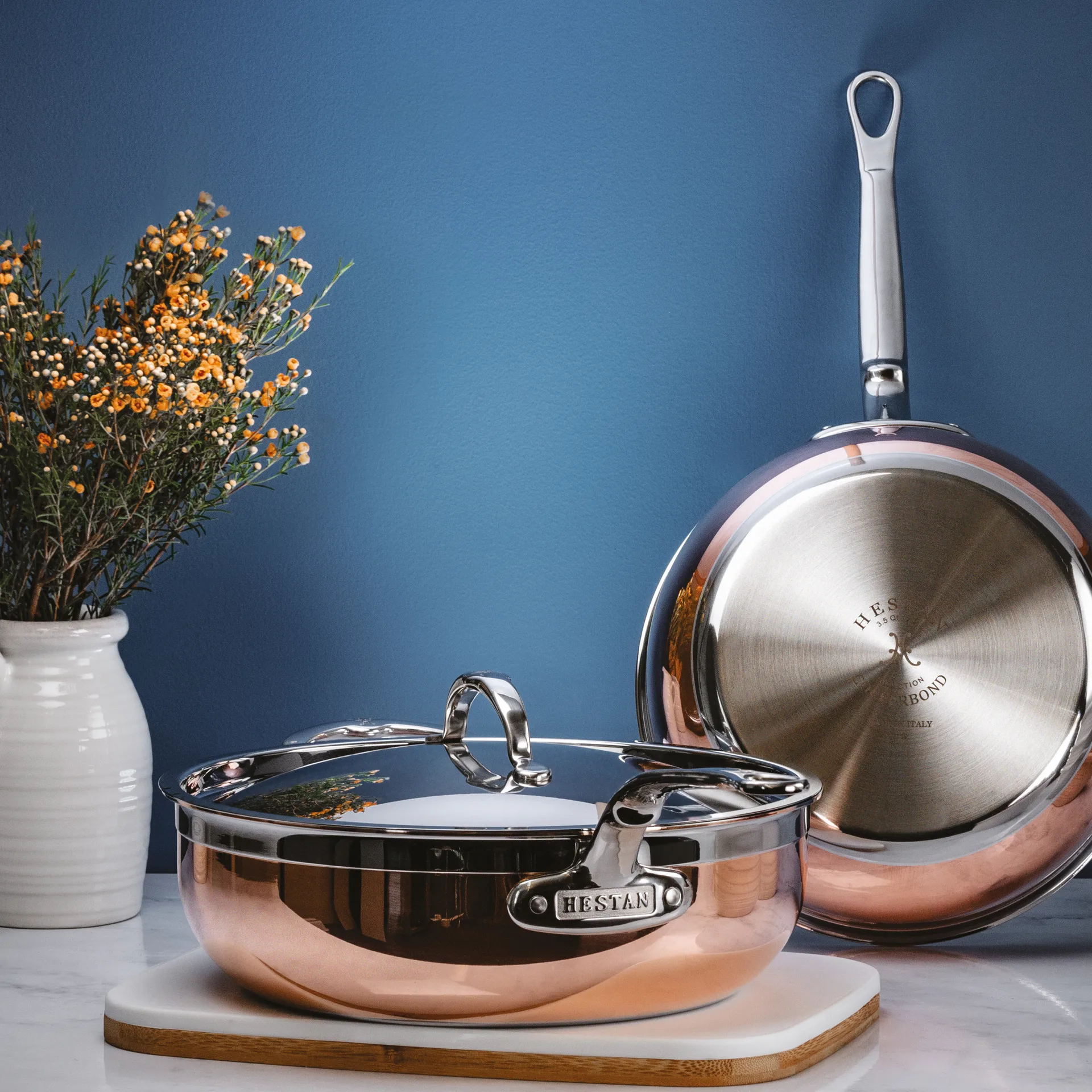 Cacerola Hestan Copperbond sartén Ø24 cm, Cobre Hestan