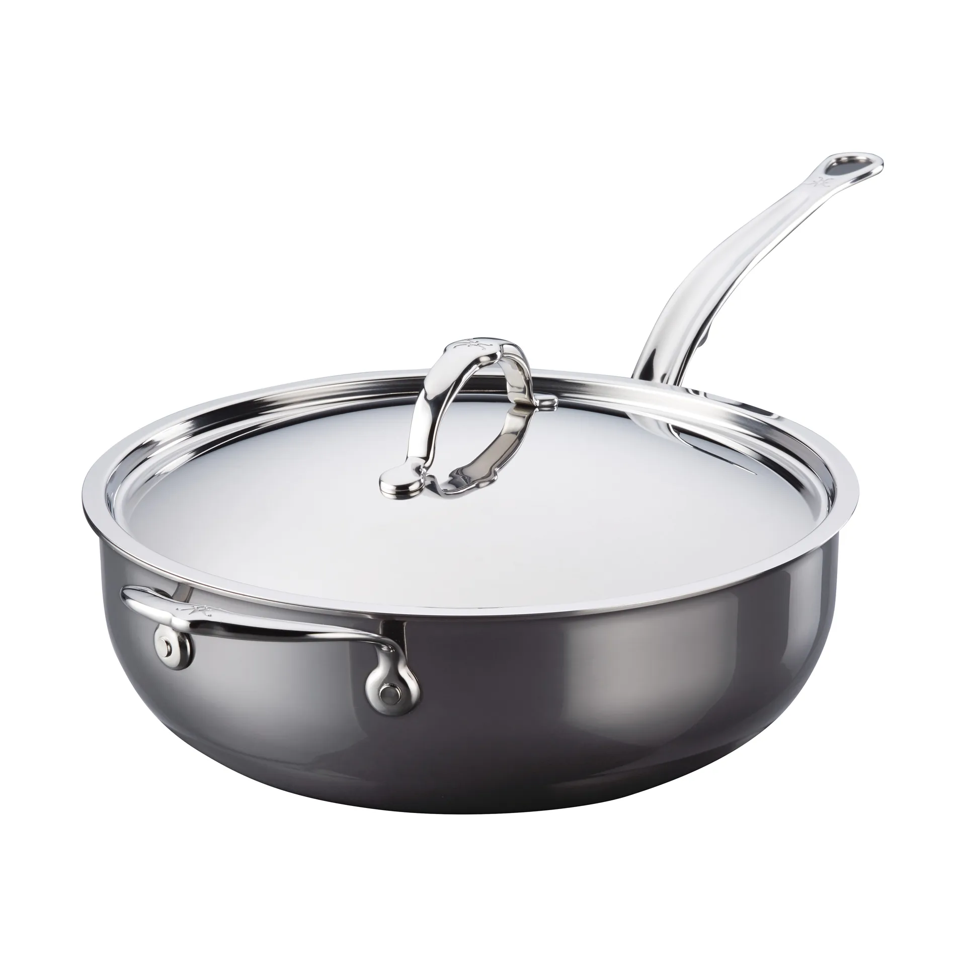 Cazuela con tapa Hestan Nanobond 4,7 L, Acero inoxidable Hestan