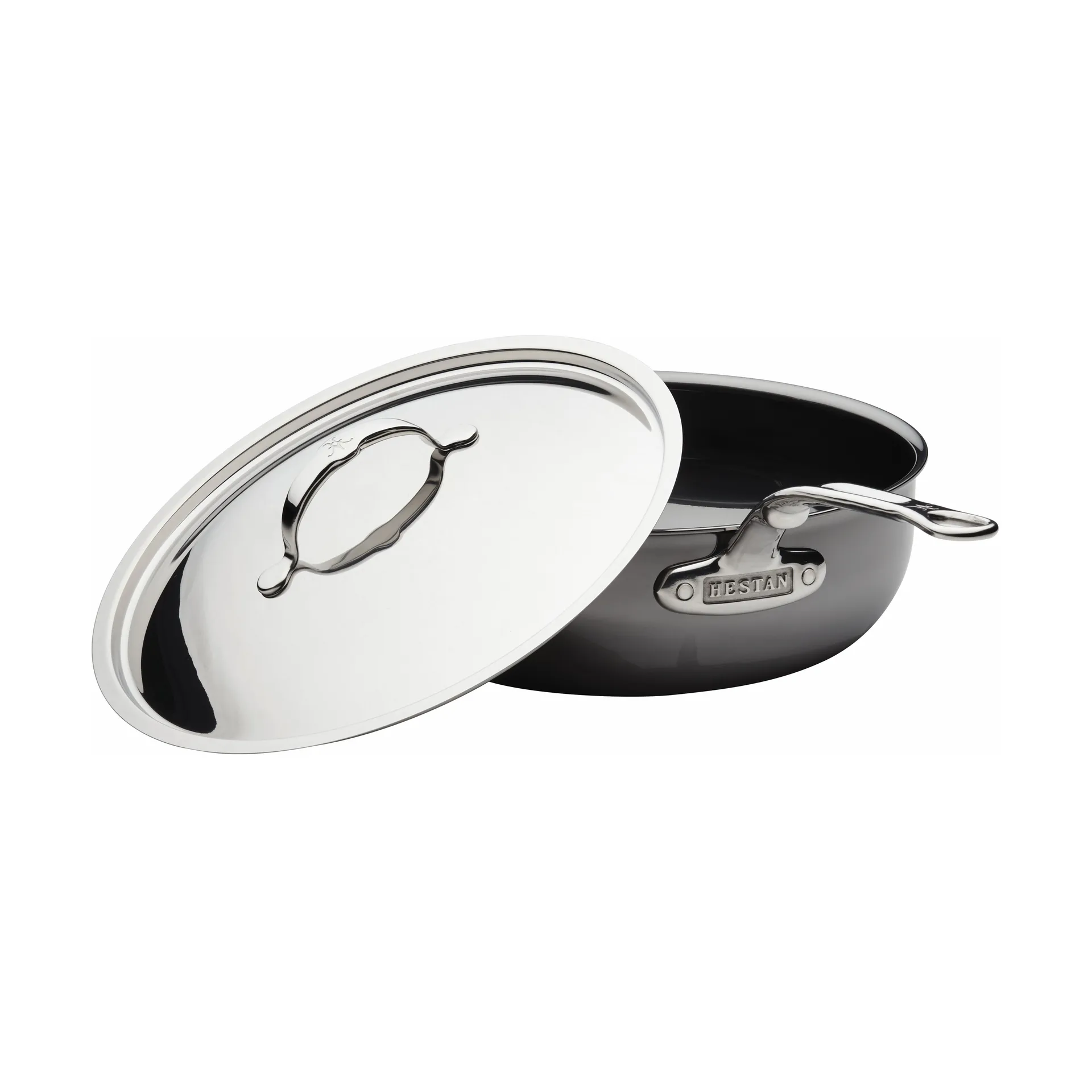 Cazuela con tapa Hestan Nanobond 4,7 L, Acero inoxidable Hestan
