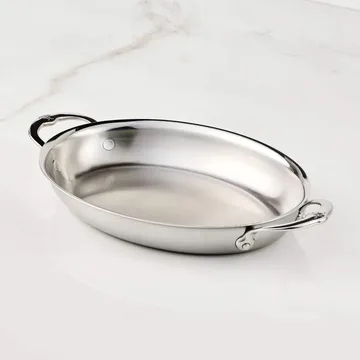 Hestan Provisions fuente para gratinar ovalada - Abierto, 30x21 cm - Hestan