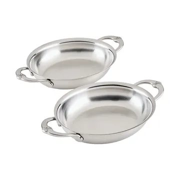 Hestan Provisions fuente para gratinar ovalada - Mini, abierto, 2-pack, 17 cm - Hestan