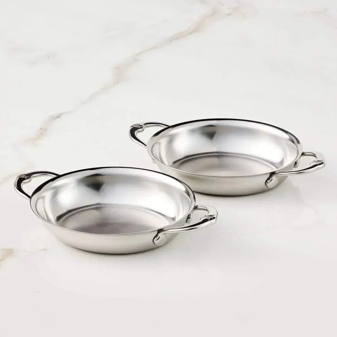 Hestan Provisions fuente para gratinar ovalada, Mini, abierto, 2-pack, 17 cm Hestan
