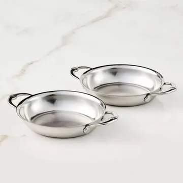 Hestan Provisions fuente para gratinar ovalada - Mini, abierto, 2-pack, 17 cm - Hestan