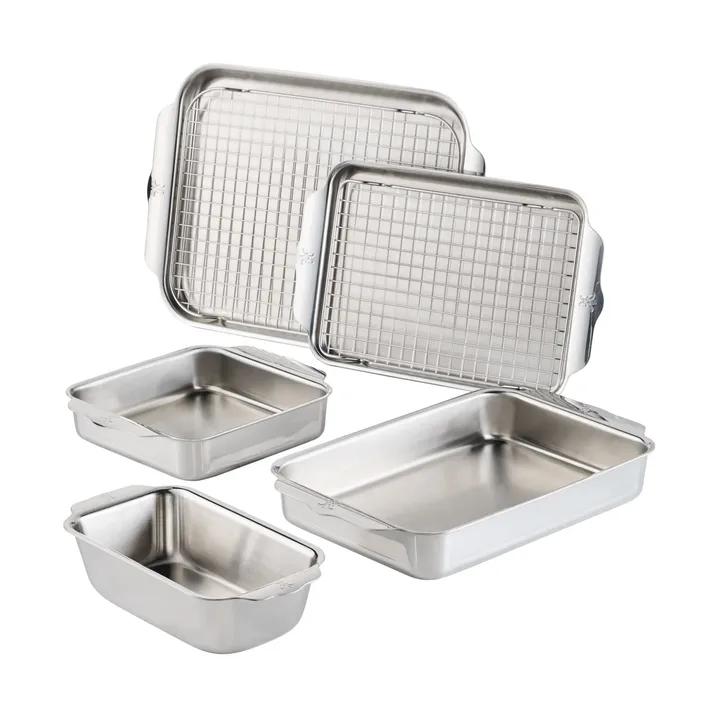 Juego de horno Hestan Ovenbond essential - Acero inoxidable, 7 piezas - Hestan
