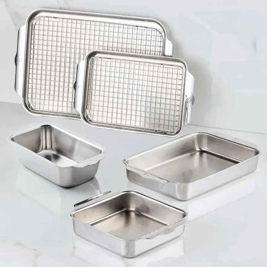 Juego de horno Hestan Ovenbond essential, Acero inoxidable, 7 piezas Hestan
