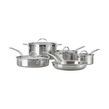 Juego de ollas y sartenes Hestan Probond - 10 piezas - Hestan
