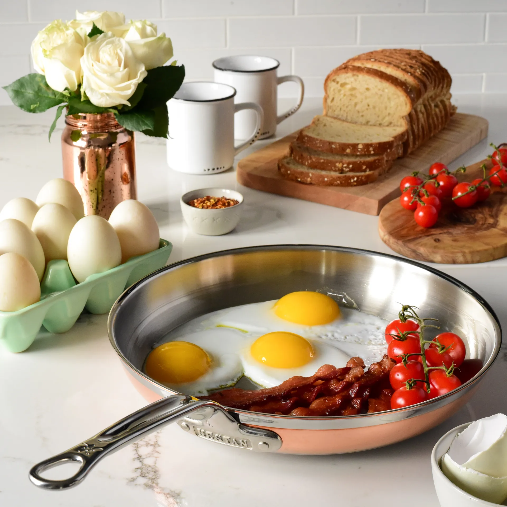 Sartén Hestan Copperbond, Ø32 cm Hestan