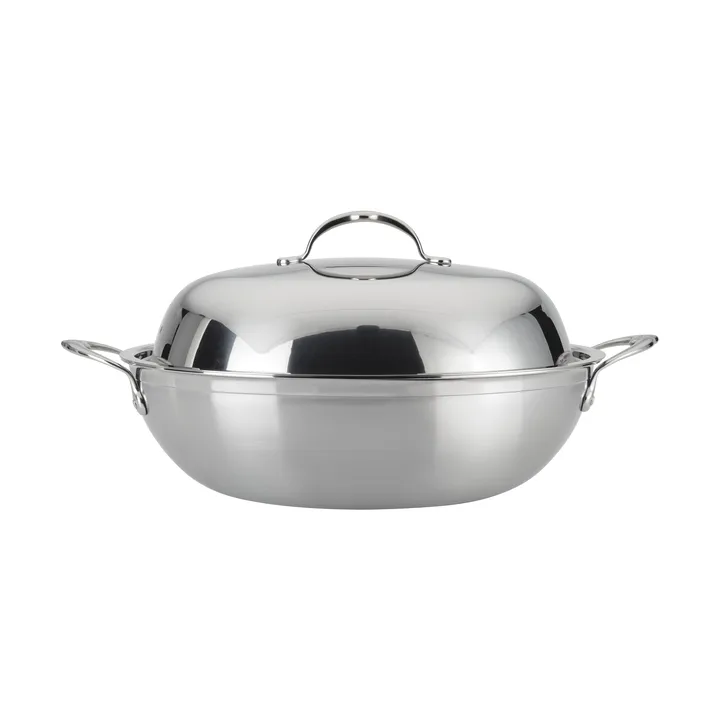 Wok con tapa Hestan Probond 36 cm - Acero inoxidable - Hestan