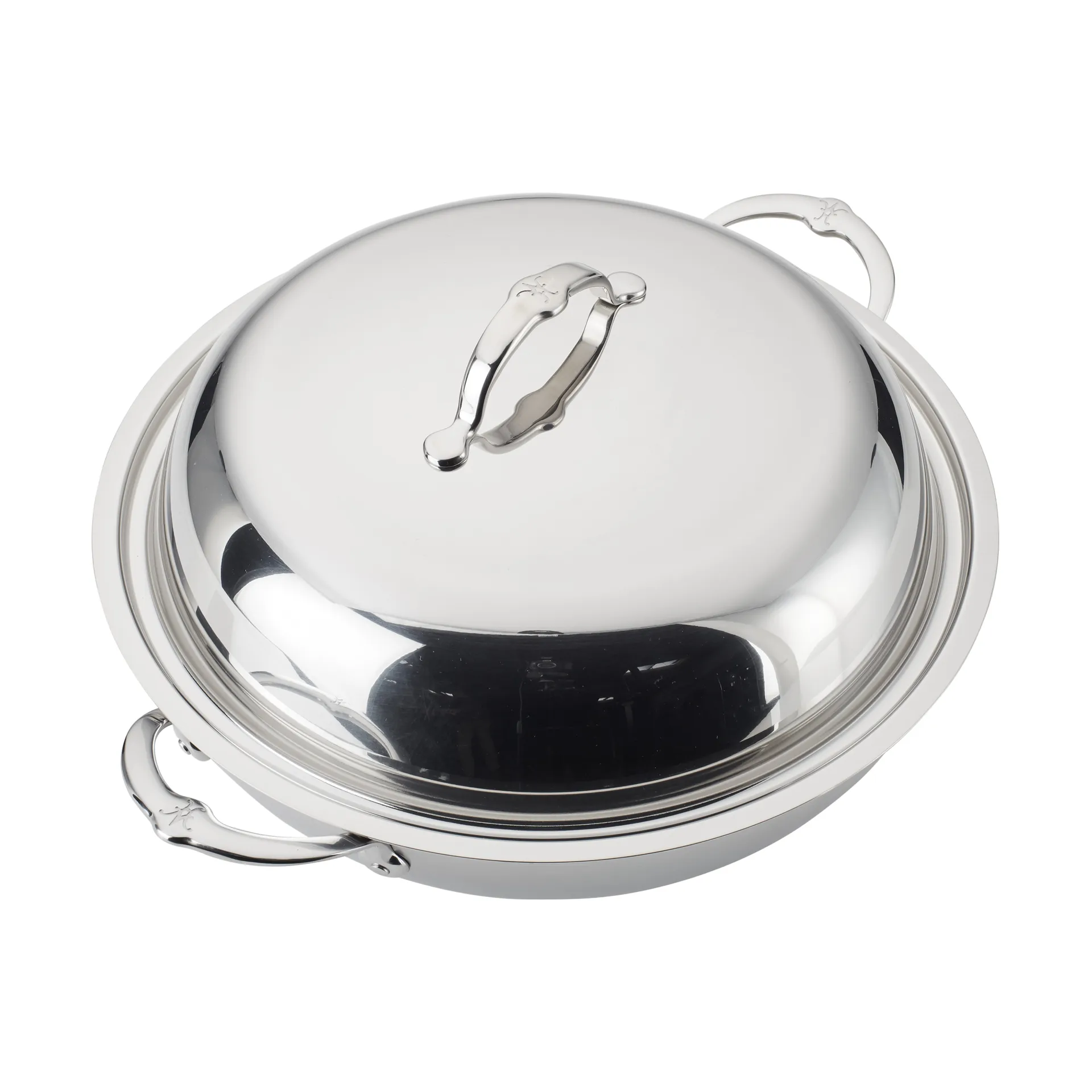 Wok con tapa Hestan Probond 36 cm, Acero inoxidable Hestan