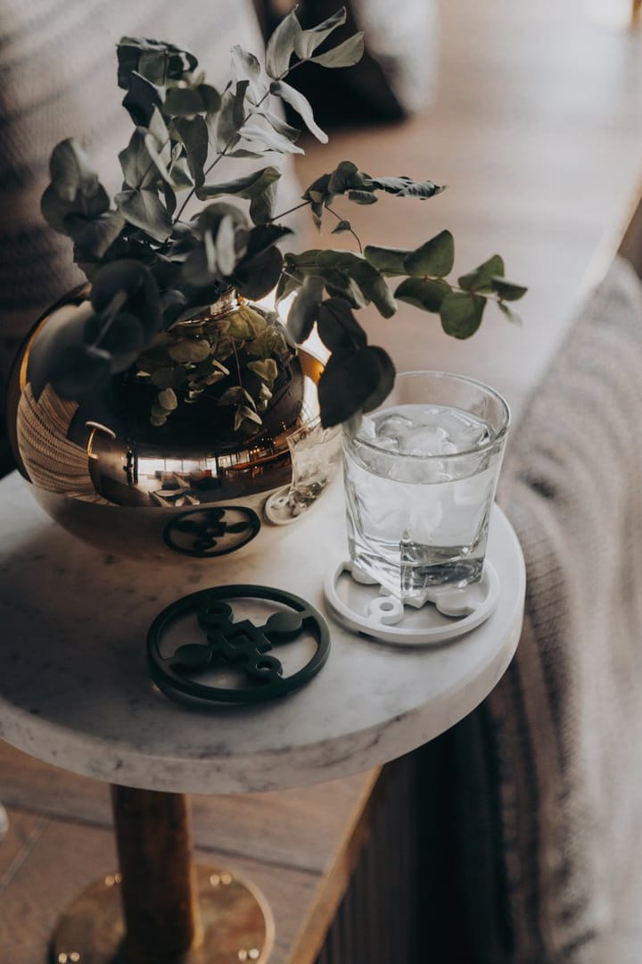 4 Posavasos Anima Gemella, blanco Hilke Collection