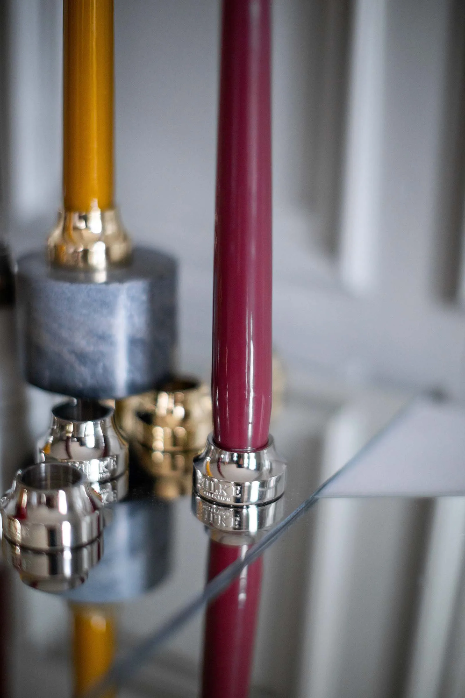 6 Velas Herrgårdsljus 30 cm, Rosa antiguo Hilke Collection